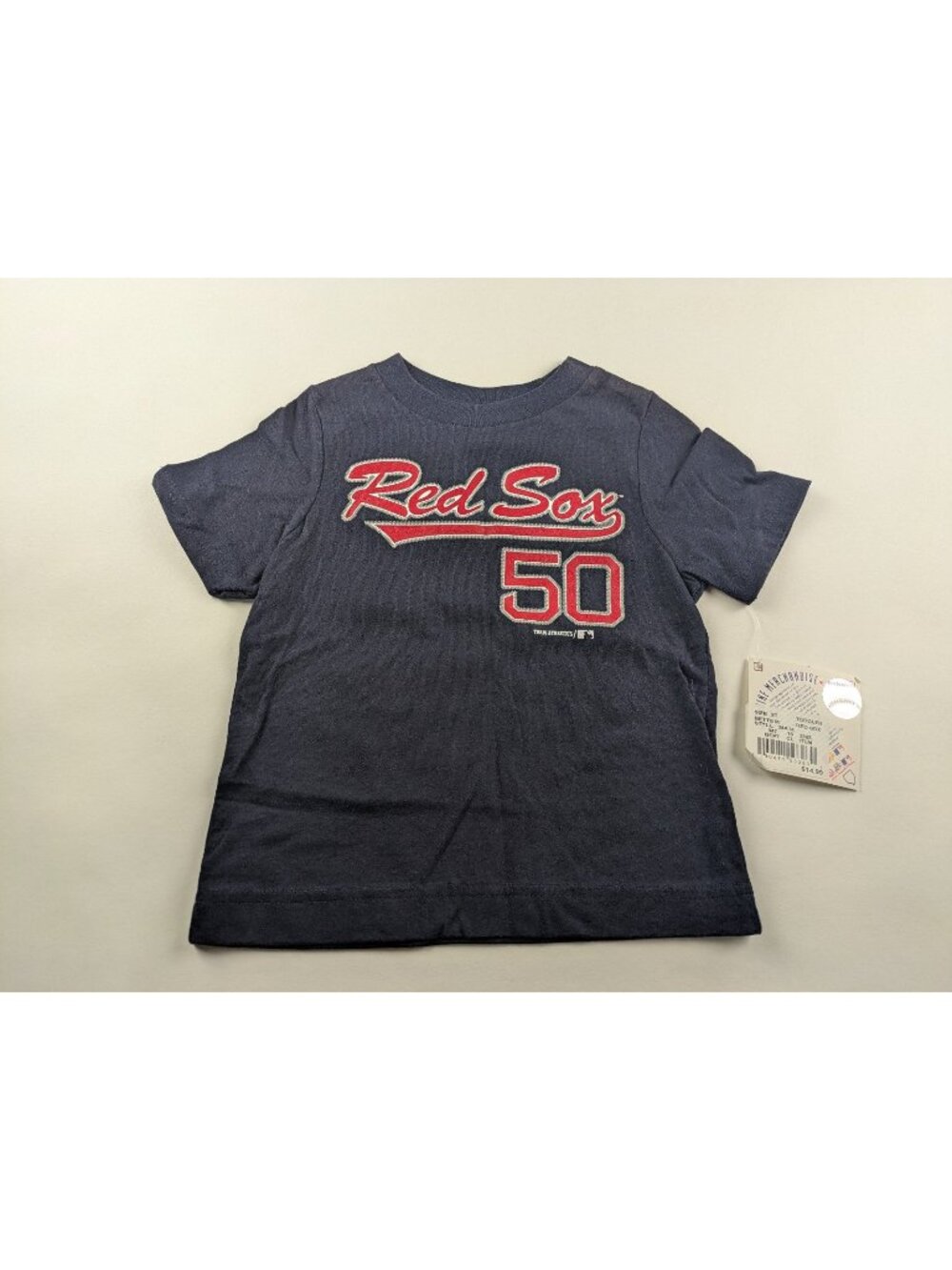 MLB Boston Red Sox Bretts #50 Navy Shirt 2T NWT